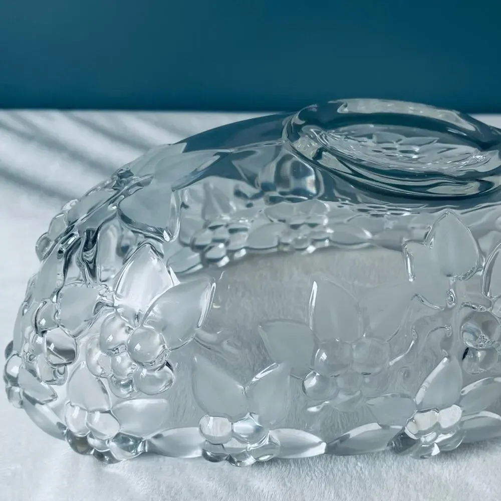 Vtg Mikasa Floral Crystal 